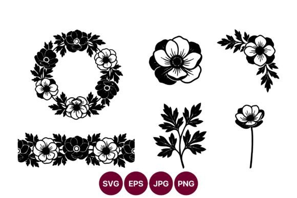 Floral Wreath Graphics & Illustrations Review