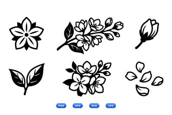 Minimal Floral SVG Collection: Essential Graphics & Illustrations