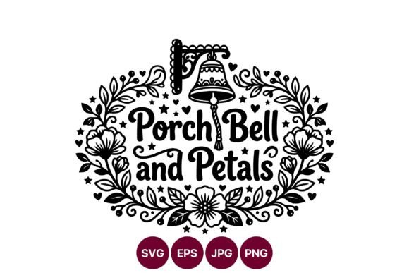 Porch Bell Floral Graphics & Illustrations
