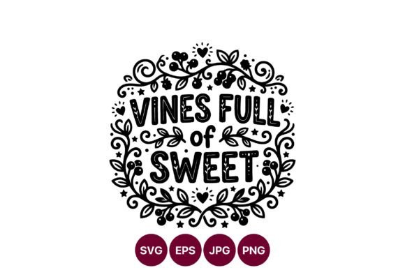 Vines Full Sweet: Floral Graphics & Illustrations